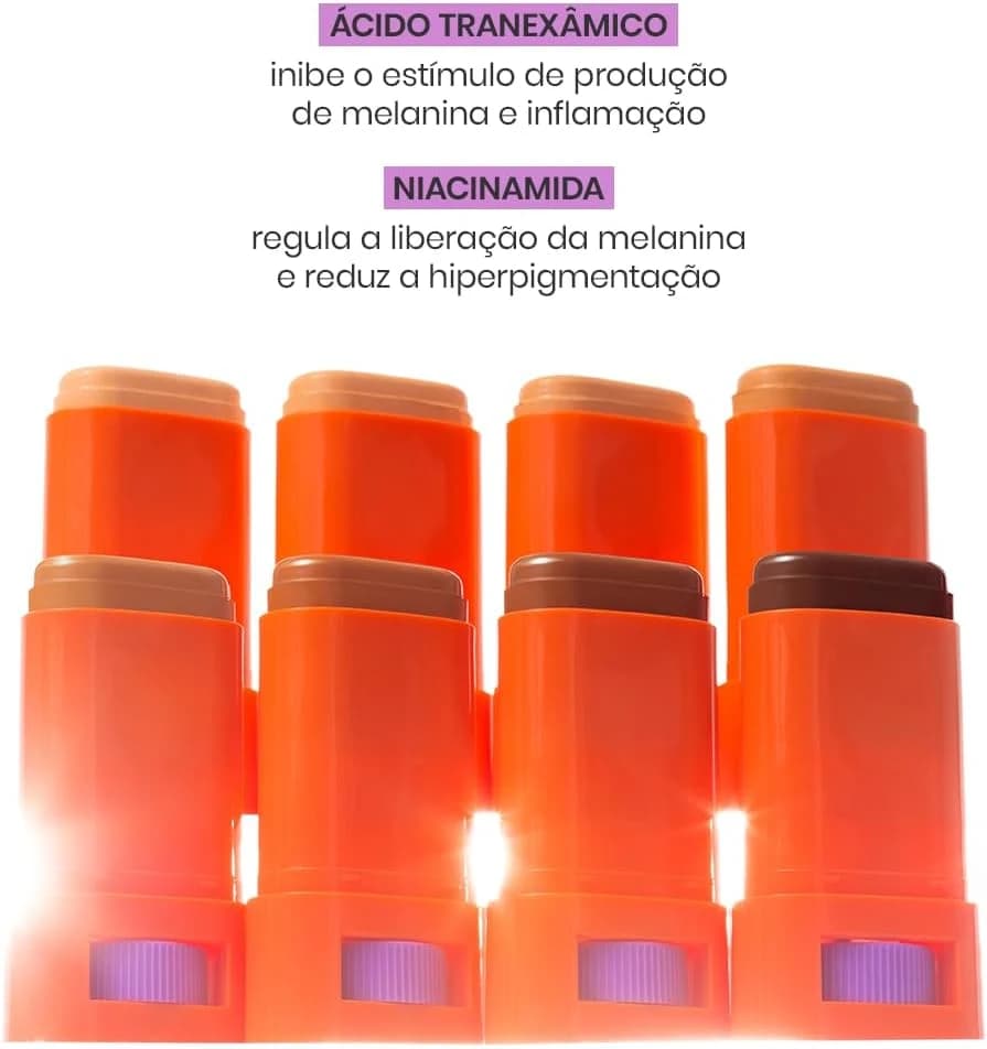 Sallve Protetor Solar Bastão Antimachas FPS 90 com Cor 1-15g