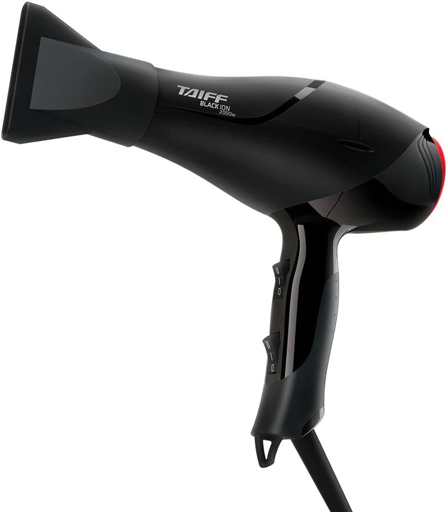 Secador Black Ion 2000W, 220V, Taiff, BLACK ION 338, Preto