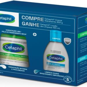 KIT COMPRE GANHE CETAPHIL CREME 453G + LOÇÃO DE LIMPEZA 120ML